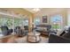 Comfortable living room featuring lots of natural light, with relaxing furniture at 4198 Vallarta Ct # 3027, Sarasota, FL 34233