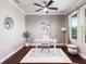 Bright office space with hardwood floors, ample natural light, and minimalist, modern decor at 4617 Garden Arbor Way, Bradenton, FL 34203