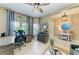 Well-lit office space with a desk, neutral wall paint, and ample space for productivity and a comfortable chair at 5307 65Th E Ter, Ellenton, FL 34222