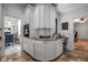 Kitchen showcasing granite countertops, white cabinets and design features at 5935 River Forest Cir, Bradenton, FL 34203