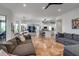 Expansive living space boasting travertine floors, stylish decor and ample natural light at 5935 River Forest Cir, Bradenton, FL 34203