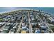 Aerial view of a beautiful home near the beach and Gulf of Mexico at 616 Fern St, Anna Maria, FL 34216