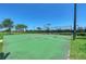 Outdoor basketball court ready for a game, with a well-maintained surface and surrounding greenery at 8820 Heritage Sound Dr, Bradenton, FL 34212