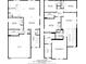 Floor plan featuring a kitchen, living room, dining room, and garage on the first floor at 12832 Oak Hill Way, Parrish, FL 34219