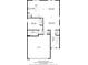 First floor plan featuring kitchen, living, dining room, bedroom, bathroom and garage at 12832 Oak Hill Way, Parrish, FL 34219