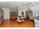 Community library and recreation room with a pool table and an extensive book collection at 1300 N Portofino Dr # 103, Sarasota, FL 34242