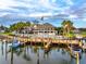 Luxurious clubhouse with swimming pool, marina access, and stunning architectural details at 1484 Seafarer Dr, Osprey, FL 34229