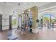 Fitness center featuring modern equipment, large windows, and a clean, spacious design at 2565 Star Apple Way, Sarasota, FL 34240