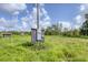 Image of a utility pole and meter box situated in a grassy field at 3045 Logue Rd, Myakka City, FL 34251