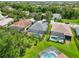A collection of screened pools and well maintained backyards with lush trees and greenery at 315 36Th Ne St, Bradenton, FL 34208
