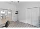 Bedroom with a double closet, neutral colors, and great natural light at 3671 Summerwind Cir, Bradenton, FL 34209