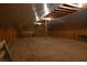 Spacious unfinished attic space ready for your renovation ideas with plywood flooring and some exposed rafters at 3804 65Th E St, Bradenton, FL 34208