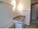 Bathroom featuring a sink, mirror, and vanity with hardware, creating a functional space at 3804 65Th E St, Bradenton, FL 34208