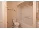 A clean and well-maintained bathroom with a standard toilet and a shower-tub combination at 3804 65Th E St, Bradenton, FL 34208