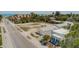 Aerial view of the property showcasing its proximity to the beach and surrounding neighborhood at 509 Pine Ave # A, Anna Maria, FL 34216