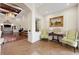 Elegant clubhouse lobby featuring comfortable seating and a serene ambiance at 6507 Stone River Rd # 304, Bradenton, FL 34203