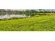 Lush green lawn with peaceful lake scenery at 7228 Great Egret Blvd, Sarasota, FL 34241
