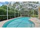 Sparkling screened pool area offers privacy and relaxation at 7464 Ridge Rd, Sarasota, FL 34238