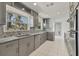 Updated kitchen with modern appliances, sleek countertops, and stylish tile backsplash at 1400 62Nd S Pl, St Petersburg, FL 33705