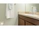 Powder room with vanity and sink at 1426 Harbour Blue St, Ruskin, FL 33570