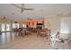 A recreation room with tables, chairs, television, and exercise equipment at 1512 3Rd Street E Cir, Palmetto, FL 34221