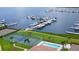 Well-maintained tennis courts with stunning views of the marina and easy access to boat slips at 1512 3Rd Street E Cir, Palmetto, FL 34221