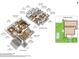 Detailed floor plan showcasing the layout of this spacious home with multiple bedrooms and living areas at 1523 1St W Ave, Bradenton, FL 34205