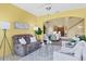 Cozy living room with modern decor, comfortable seating, and an open layout at 175 Inlets Blvd # 175, Nokomis, FL 34275