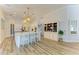 Bright, spacious kitchen featuring bar seating, island and recessed lighting at 20207 71St E Ave, Bradenton, FL 34211