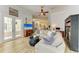 Beautiful living room with backyard access and elegant decor at 20207 71St E Ave, Bradenton, FL 34211