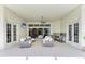 The covered patio features an outdoor kitchen and comfortable seating, creating the perfect spot for entertaining and relaxation at 20207 71St E Ave, Bradenton, FL 34211