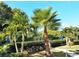 Lush landscaping with palm trees and manicured lawn at 2155 Wood St # A26, Sarasota, FL 34237