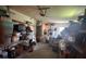 Garage with storage containers and washer/dryer at 23067 Elmira Blvd, Punta Gorda, FL 33980