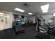 Bright gym with cardio machines, exercise balls, and mirrors, promoting a healthy lifestyle at 2511 Lantana Ln, Palmetto, FL 34221