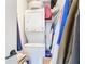 Walk-in closet featuring washer and dryer at 516 Parkdale Mews # 516, Venice, FL 34285