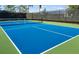 A community pickleball court for recreational play, with green and blue surfaces at 5750 Long Shore Loop, Sarasota, FL 34238