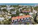 Aerial view of the condos in a charming coastal neighborhood near the ocean at 6840 Midnight Pass Rd # 6840, Sarasota, FL 34242