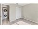 This bedroom includes a laundry closet, laminate floors and neutral paint, ready for your personal touch at 7866 Eagle Creek Dr # 7866, Sarasota, FL 34243