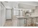 Bright kitchen features updated appliances, breakfast bar with seating, and ample storage at 7866 Eagle Creek Dr # 7866, Sarasota, FL 34243