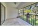 This screened lanai offers the best of indoor/outdoor living with views of mature trees at 7866 Eagle Creek Dr # 7866, Sarasota, FL 34243