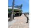 Patio dining and walkway to the Venice Fishing Pier at 1060 Cockrill St # 1060, Venice, FL 34285