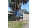 Brohard Park sign on Harbor Dr. South is surrounded by palm trees and landscaping at 1060 Cockrill St # 1060, Venice, FL 34285