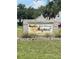 Entrance sign of Venice Municipal Airport with planted greenery at its base at 1060 Cockrill St # 1060, Venice, FL 34285
