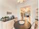 Breakfast nook with granite countertop provides a cozy area for casual dining and morning coffee at 160 Coolidge Dr, Sarasota, FL 34236