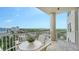 Inviting balcony featuring comfortable seating and scenic cityscape views, an ideal retreat at 1771 Ringling Blvd # 1206, Sarasota, FL 34236