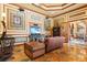 Well-appointed living area with plush seating, tasteful decor, and modern entertainment setup at 2741 Via Cipriani # 935A, Clearwater, FL 33764