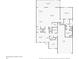 Detailed first floor plan with living room, kitchen, dining room, primary bedroom, bathroom, and garage at 3344 Anchor Bay Trl, Bradenton, FL 34211