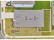 Aerial view of the house showing the roof, yard and driveway at 4405 Weathered Moss Gln, Palmetto, FL 34221