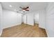 Bright bedroom with ceiling fan, offering a comfortable and relaxing retreat at 4455 Emerald Ridge Dr, Sarasota, FL 34233