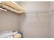 This is a walk-in closet with wire shelving and plenty of room for storage at 5839 Los Verdes Ct, Bradenton, FL 34210